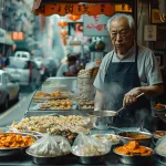 chinatown hawker leftovers consumption